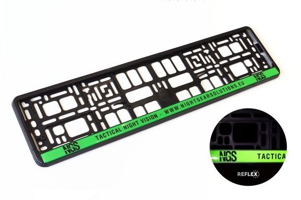 reflexní spz rámeček s vlastním potiskem