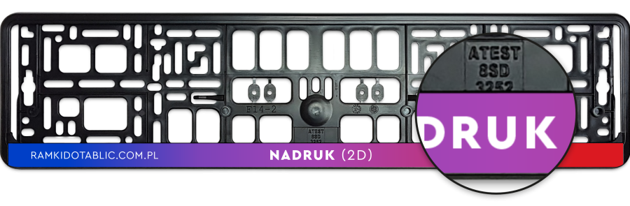 spz podložka s potiskem